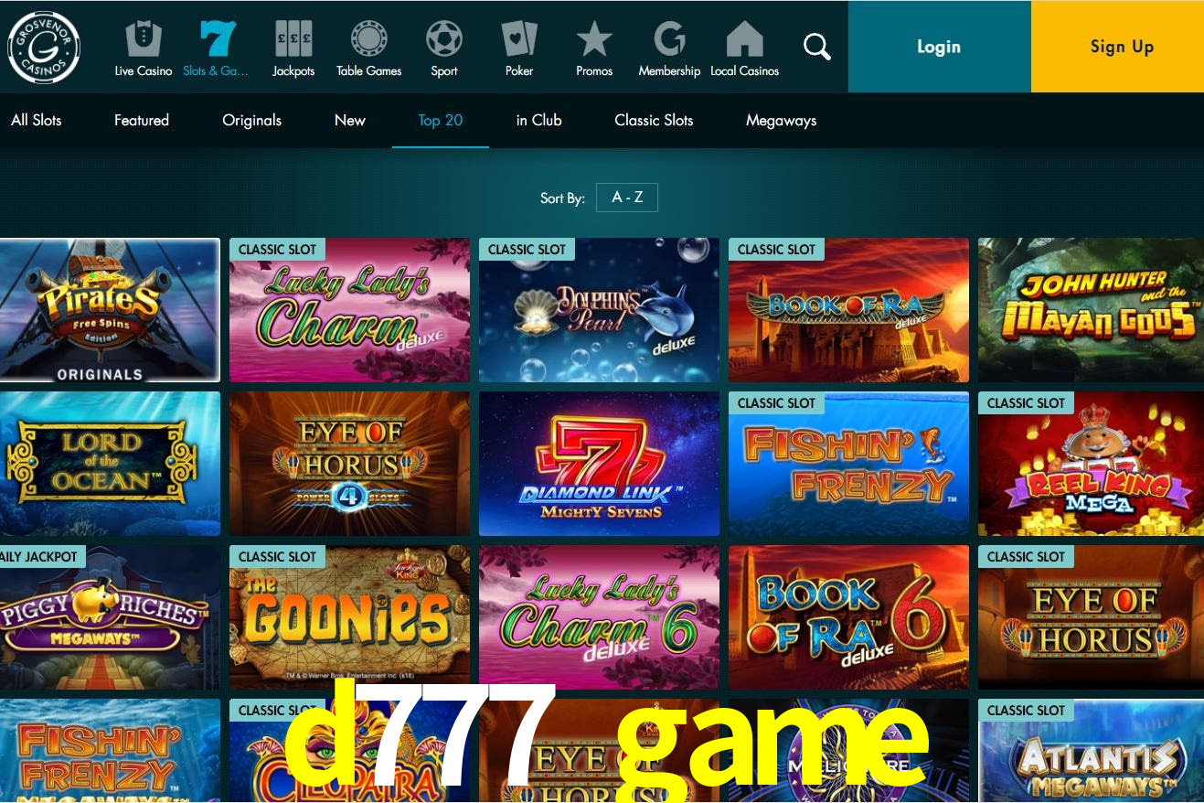 d777 game: A Experiência de Casino com Jogos de Mesa ao Vivo